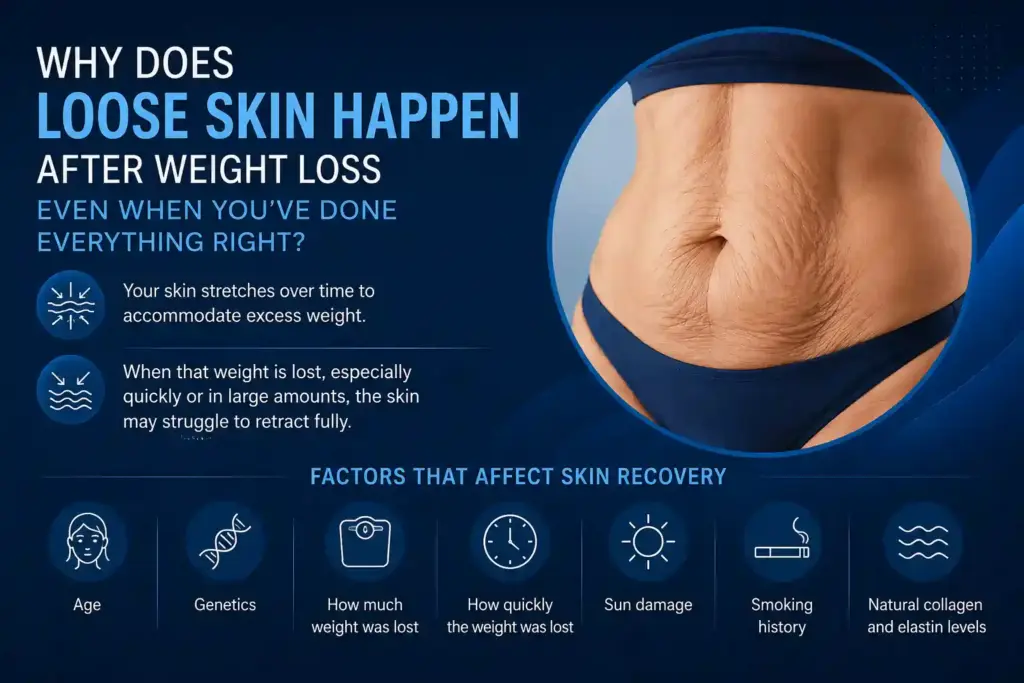 Why Does Loose Skin Happen After Weight Loss Even When You’ve Done Everything Right Hereford?